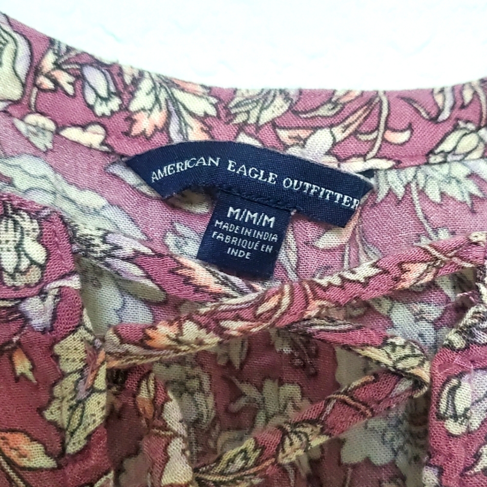 American Eagle Outfitters Floral Blouse - Picture 2 of 4